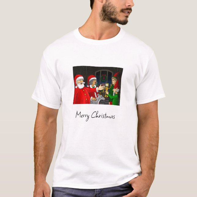 T-shirt atelier père Noël (Devant)