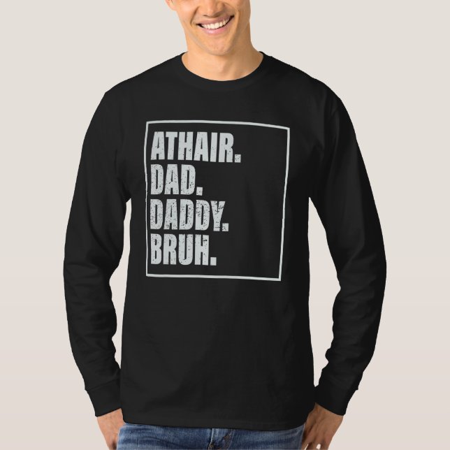 T-shirt Athair Dad Daddy Bruh Father's Day Family (Devant)