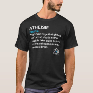 T-shirt Athéisme - définition du dictionnaire - don ath