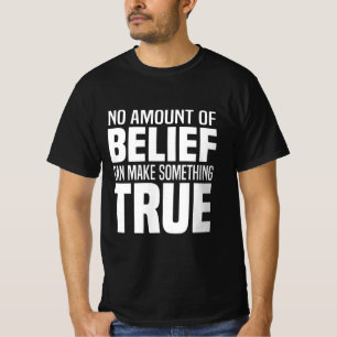 T-shirt athéisme   Sceptiques Athéistes Religion Foi Dons