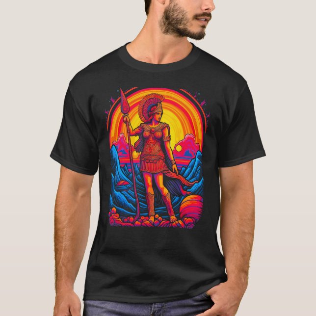 T-shirt Athena Greek Mythology Goddess (Devant)