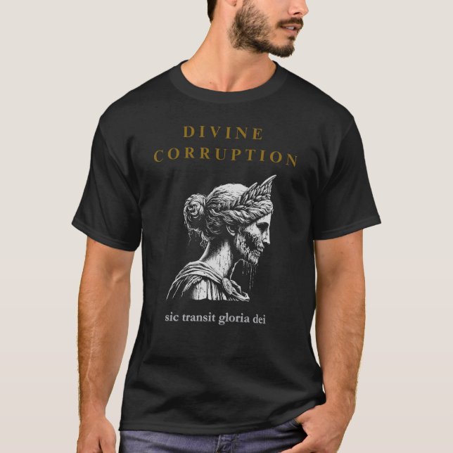 T-shirt Athéna zombie (Devant)