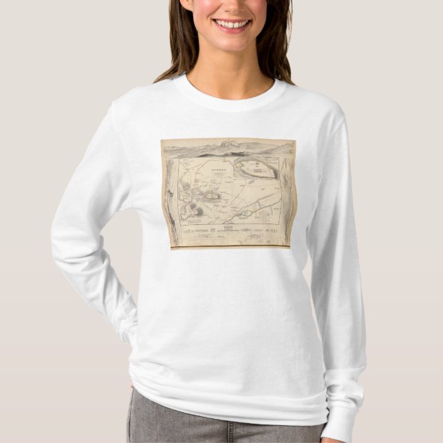 T-shirt Athènes, Acropole (Devant)