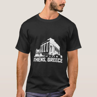 T-shirt Athènes Grèce Souvenir grec Vacances Vintage Gree