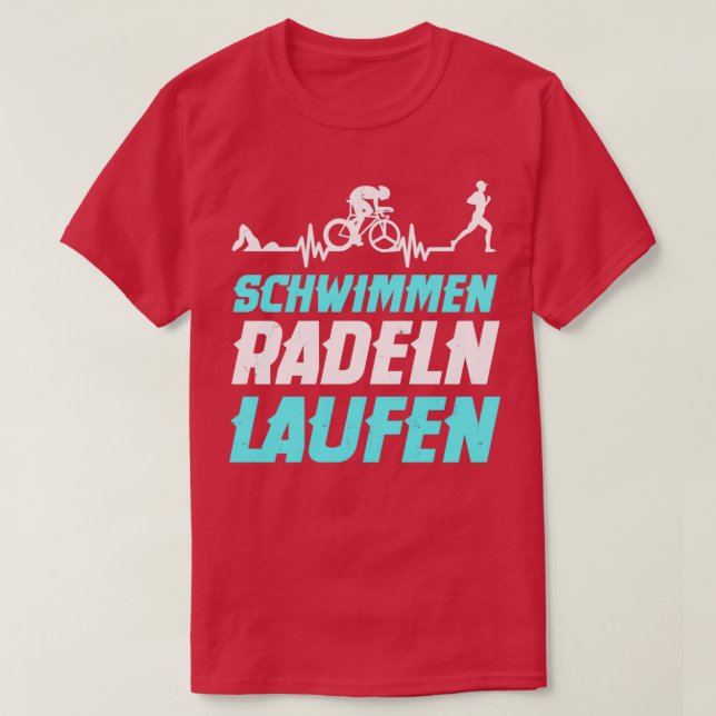 T-shirt Athlète de triathlon 16 (Design devant)