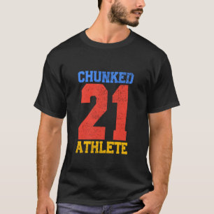 T-shirt Athlète découpé drôle 21 pour Millennial sarcastiq