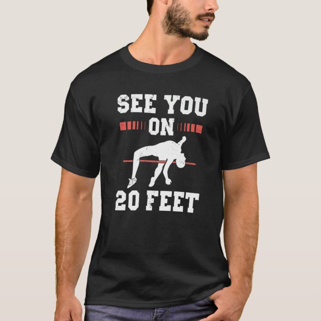 T-shirt Athlète Pole Vault pour pole Jumper Vaultier (Devant)