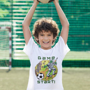 T-shirt Athlète sportif Alien   Football Joueur Garçon