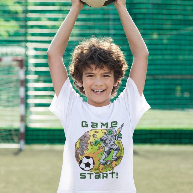 T-shirt Athlète sportif Alien | Football Joueur Garçon (Créateur téléchargé)