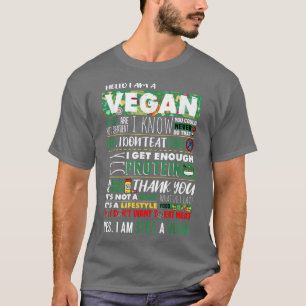 T-shirt Athlète végane Végétal Végétarien Amoureux à base