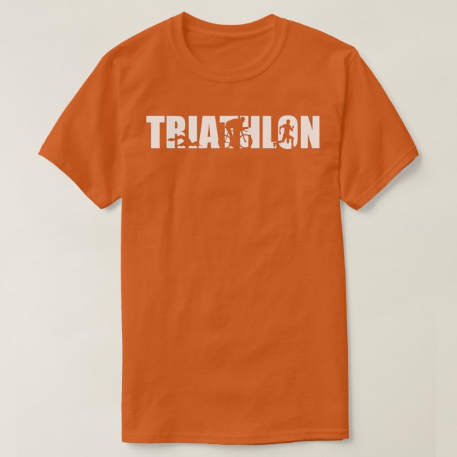 T-shirt Athlètes de triathlon (Design devant)