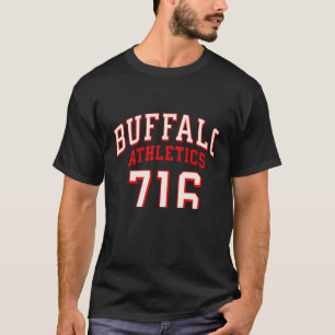 T-shirt Athlétisme de Buffalo 716 WNY pour 716 Indicatif r