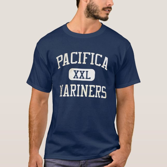 T-shirt Athlétisme de marins de Pacifica (Devant)