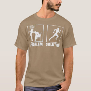 T-shirt Athlétisme Déclaration Problème Solution 6
