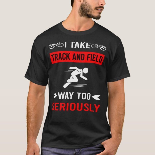 T-shirt Athlétisme Sérieusement (Devant)