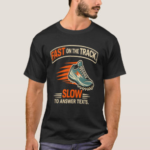 T-shirt Athlétisme Sprinteur Sauteur Coureur Athlète Adole
