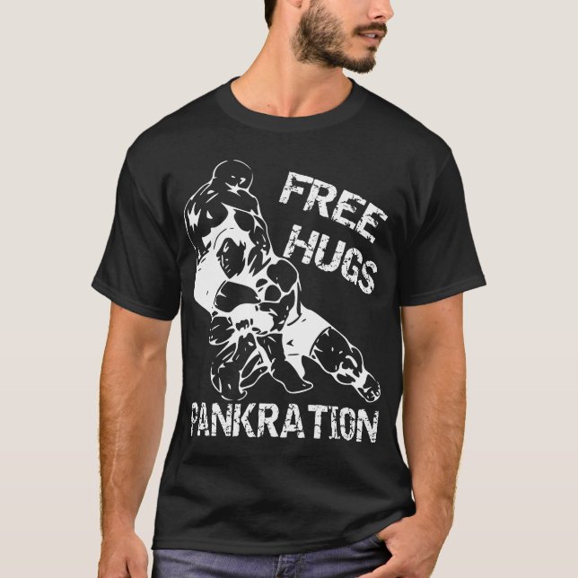 T-shirt Athlima de la Pankration des porcs libres (Devant)