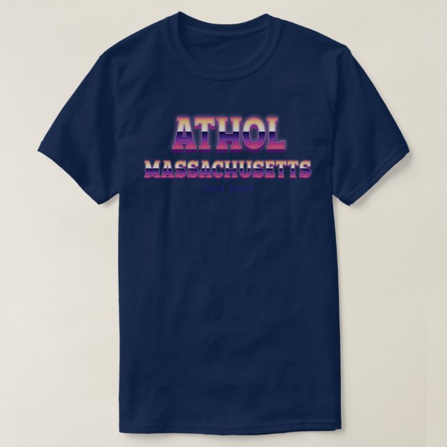 T-shirt Athol Massachusetts (Design devant)