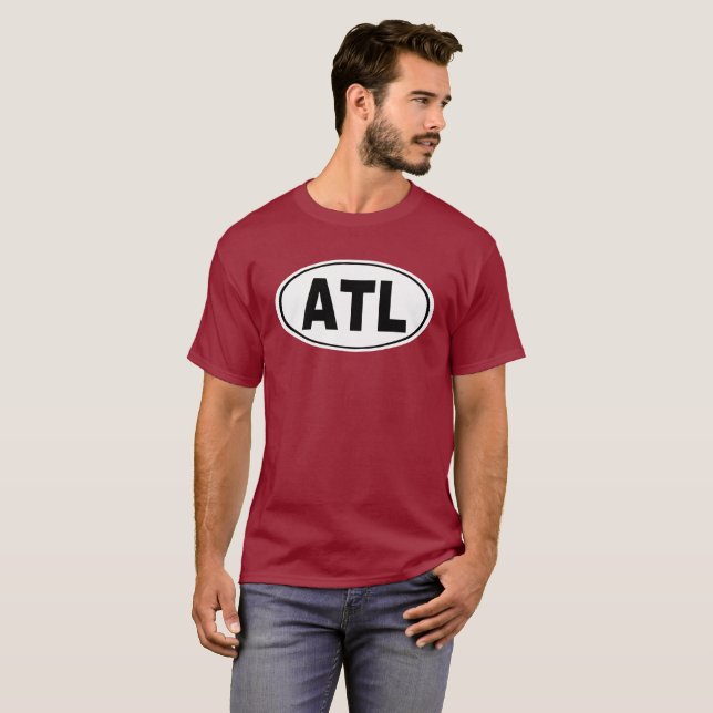 T-shirt ATL Atlanta Géorgie (Devant entier)