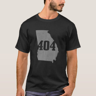 T-shirt Atlanta 404 Indicatif régional Atl Georgia Map Sta