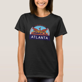 T-shirt Atlanta City Georgia City Skyline Rising Phoenix