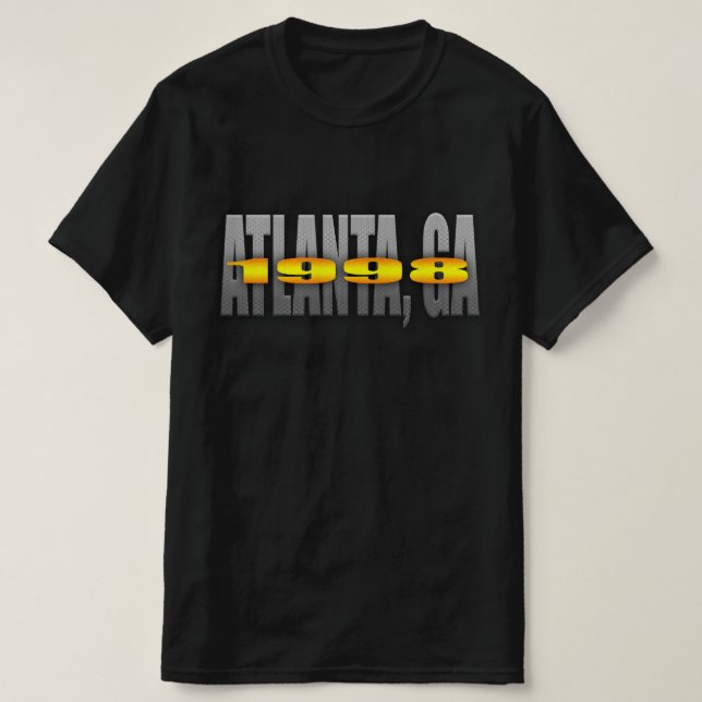 T-SHIRT ATLANTA, GA 1998 (Design devant)