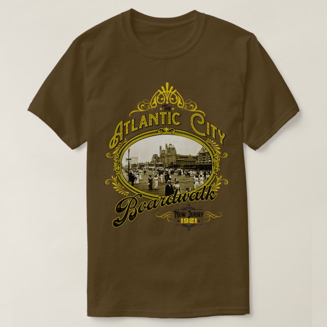 T-shirt Atlantic City Boardwalk (Design devant)