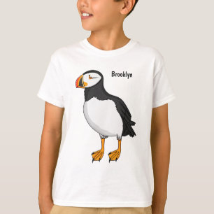 T-shirt Atlantic puffin illustration