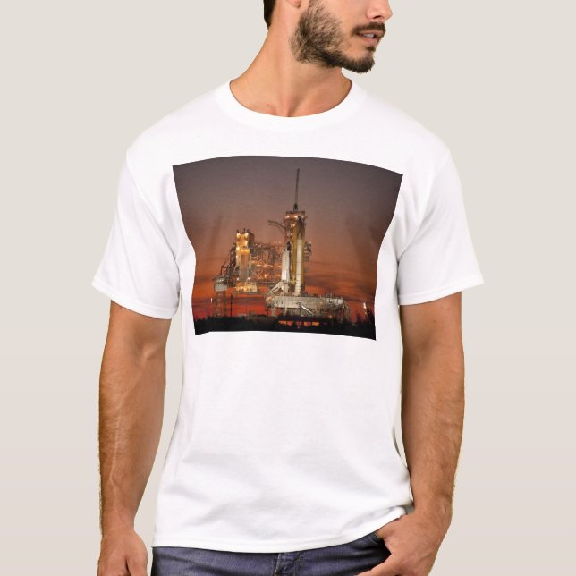 T-shirt Atlantis Space Shuttle lancement NASA (Devant)