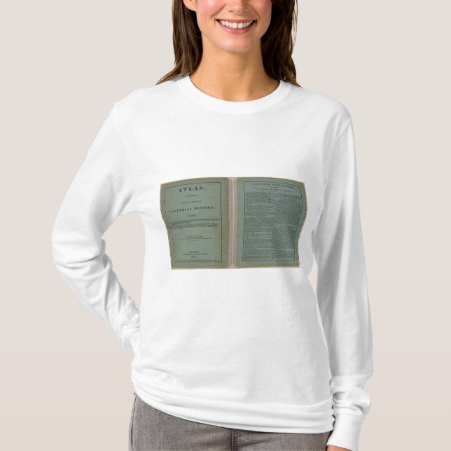 T-shirt Atlas de l'histoire universelle (Devant)