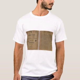 T-shirt Atlas d'école avec la géographie moderne