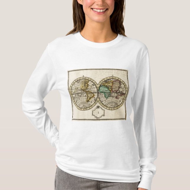 T-shirt Atlas du monde (Devant)