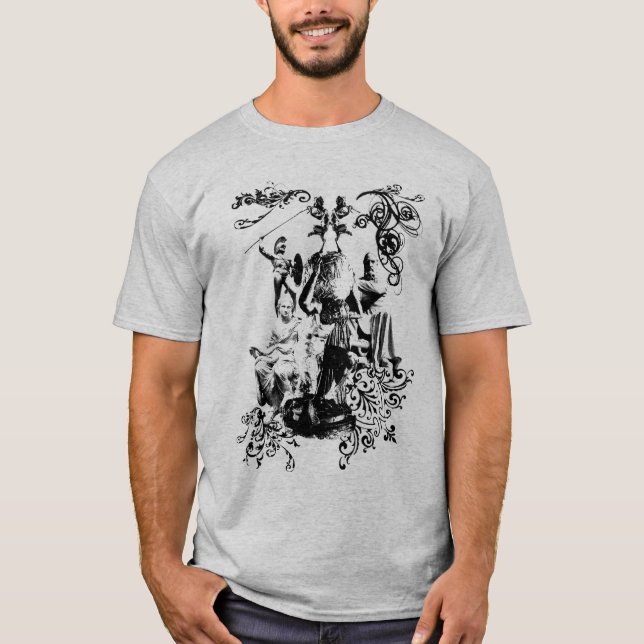 T-shirt Atlas et la casserole 1 de danse (Devant)