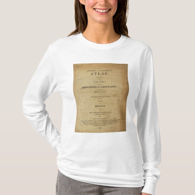 T-shirt Atlas général et classique de page titre (Devant)