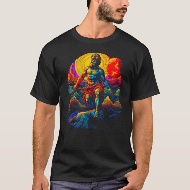 T-shirt Atlas Greek Titan God (Devant)