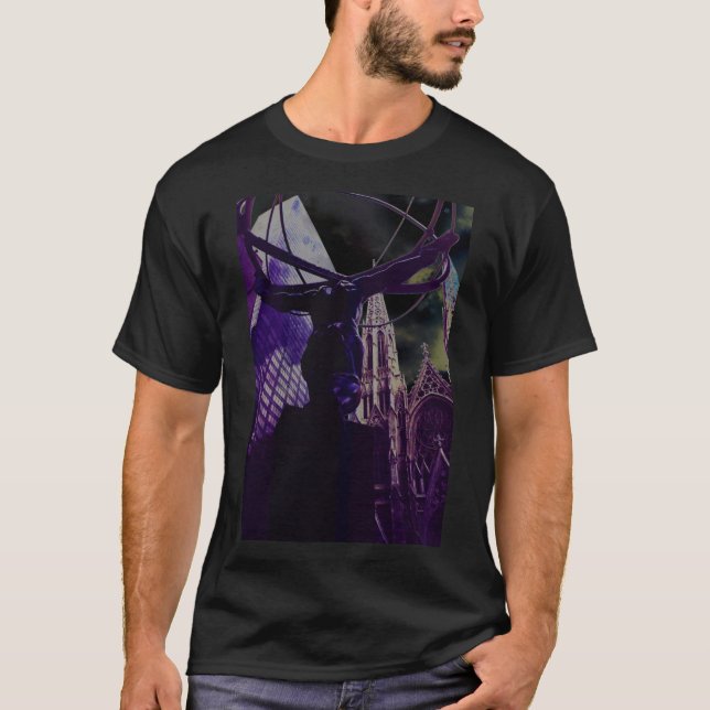 T-shirt Atlas Statue Rockefeller Centre NYC. (Devant)