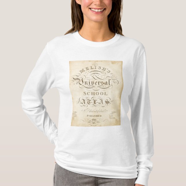 T-shirt atlas universel d'école (Devant)