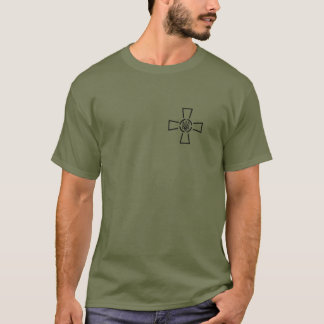 T-shirt ATO Cross Tryzub Ukraine Volodymyr Zelensky Green