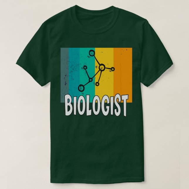 T-shirt Atom Molecule Science Biologie Enseignant Idée cad (Design devant)