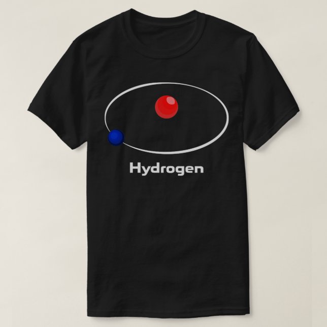 T-shirt Atome hydrogène (Design devant)