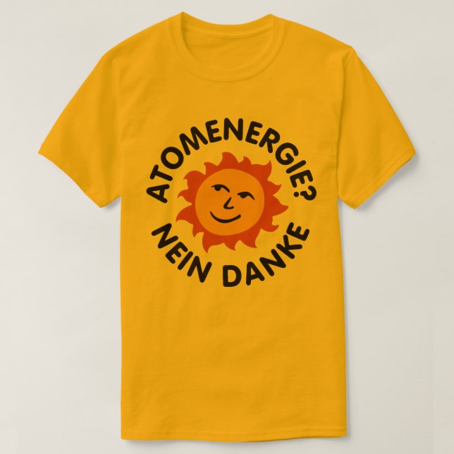T-shirt Atomenergie ? Nein Danke (Design devant)