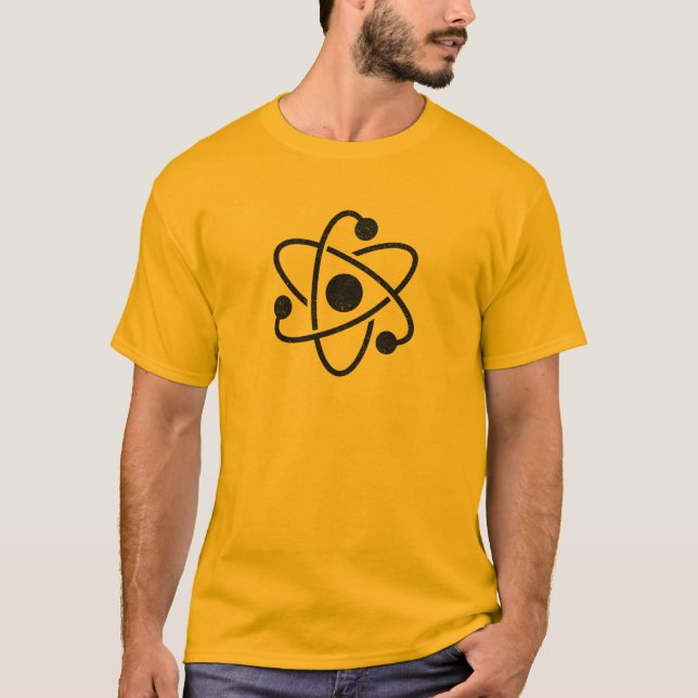 T-shirt Atomic Atom Minimalist Symbol  (Devant)