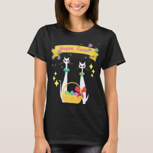 T-shirt Atomique Moyen Siècle moderne Cool Chat Happy East