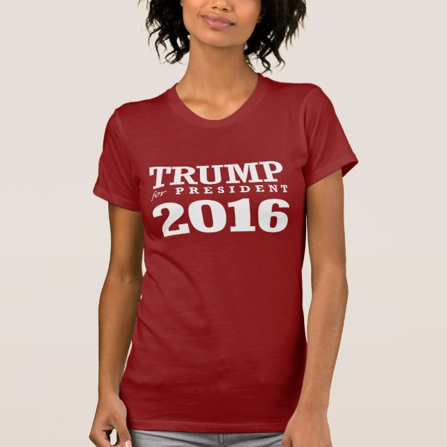 T-SHIRT ATOUT POUR LE PRÉSIDENT 2016 (Devant)
