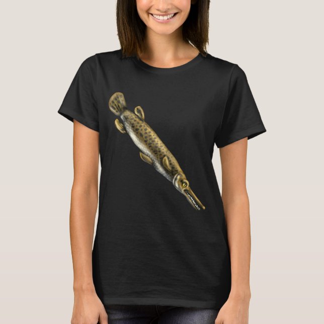 T-shirt Atractosteus spatula (Alligator garon) (Devant)