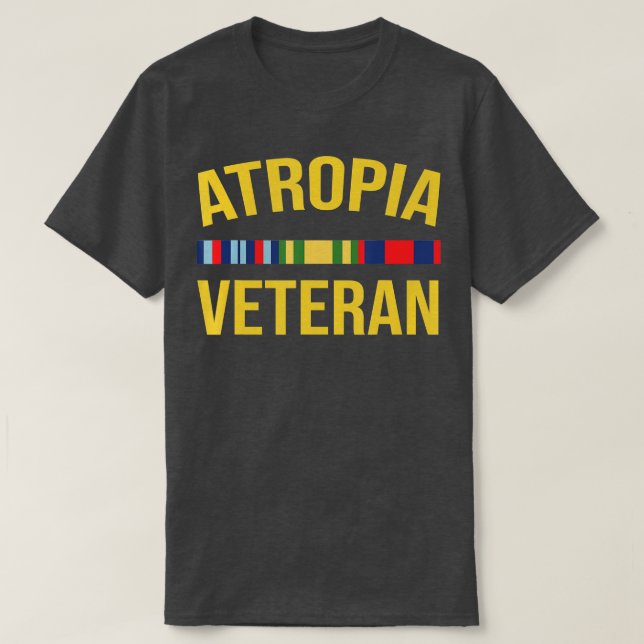 T-shirt Atropia Vétérinaire Drapeau Vétérinaire Fête des p (Design devant)