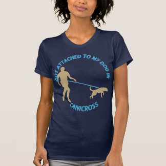T-shirt Attaché à Mon chien dans Canicross