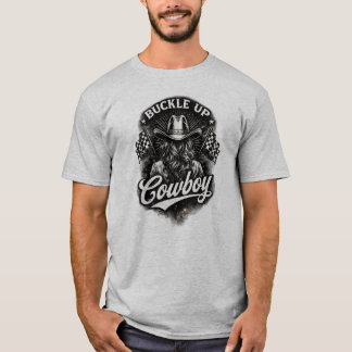 T-shirt Attachez votre ceinture Cowboy Rétro Western Cowgi