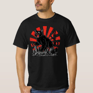 T-shirt Attaque de chat Kaiju vintage   Monstre rétro japo