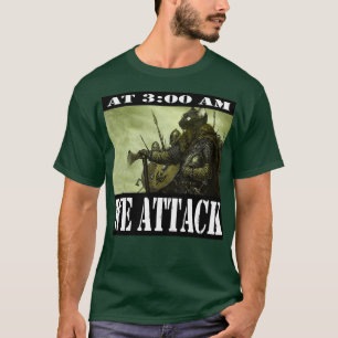 T-shirt Attaque de chat viking